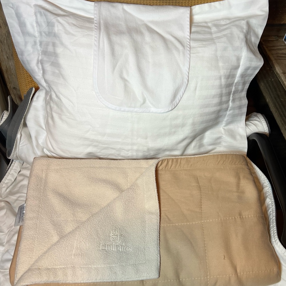 Emirates Airlines full set blanket and pillow